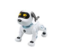 Chien télécommandé mxrd-100 avec sept commandes vocales en anglais - blanc
