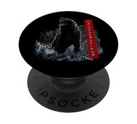 Chien Terre-Neuve drôle Chien Kaiju Monstre Japonais PopSockets PopGrip Adhésif