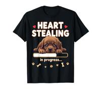 Chien Terre-Neuve en forme de cœur Cadeau amusant Chiot Newfie T-Shirt