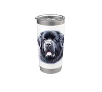 Chien Terre-Neuve Gobelet isotherme en acier inoxydable double paroi