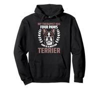 Chien terrier de Boston Sweat à Capuche