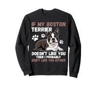 Chien terrier de Boston Sweatshirt