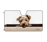 Chien Terrier du Glen of Imaal Protecteur De Pare-Brise Pliable Couverture Pare-Brise Voiture Intérieur La Protection Pare Soleil Voiture Universelle pour Vus Auto Véhicules M