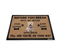 Chien Terrier du Glen of Imaal Tapis De Bain Facile À Nettoyer Paillasson D'Entree Anti-Poussière Tapis De Porte pour D'Entrée Bain Salon 40X60 Cm