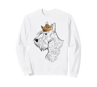 Chien Terrier écossais Portant Une Couronne Sweatshirt