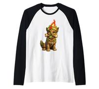 Chien Tiki (Chien de Famille de l'homme Tiki) Manche Raglan