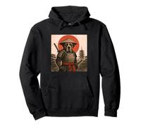 Chien Ukiyo-e Japonais Vintage Saint Bernard Samurai Warrior Sweat à Capuche