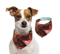 Chien Yorkshire Terrier,Bandanas pour Chien, écharpe en Coton, Bavoirs réglables pour Animaux de Compagnie,L