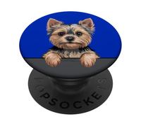 Chien Yorkshire Terrier de Poche Amusant PopSockets PopGrip Adhésif
