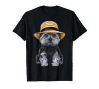Chien Yorkshire Terrier imprimé Yeux Bleus T-Shirt
