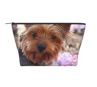 Chien Yorkshire Terrier, Trousse de Toilette Trousse de Maquillage Sac à cosmétiques Trousse de Toilette de Voyage Portable