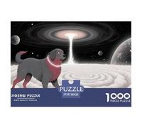 Chien1000 Pièces Aquarelle Puzzle Faune Sauvage pour Adultes De Jeu pour Adultes Premium avec Défis Créativité Et CommeCadeau38x26cm/1000pcs