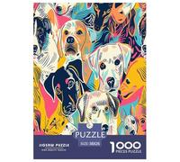 chien4 Puzzle 1000 Pièces Educa Jouet en Bois Cadeau Unique Décoration Intérieure Jeu Éduchatif Challenge Toy pour Adultes Et Enfants À Partir De 12 Ans 38x26cm/1000pcs