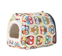 Chienc Nid d'oiseau chaud pour l'hiver | Cabane douillette en coton | Nid d'oiseau confortable pour conures, calopsittes, perroquets et perruches | Idéal pour une utilisation en intérieur