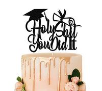 ChienMin Décoration de gâteau « Holy You Did It » - Pour remise de diplôme - 2021 - Vert