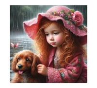 Chienne Puzzle 35 Pièces Adultes, 30x30cm DIY Puzzle Impossible Jeu de Création et Logique, Puzzles Classiques pour Adultes et Enfants de 12 Ans et Plus