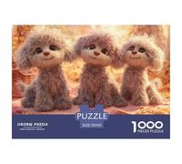 Chiens 1000 Pièce Puzzle Jeu De Famille Classique Jigsaw Puzzle Défi Couleur pour Cadeaux De Voyage, Présent 70x50cm/1000pcs