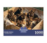 Chiens 1000 Pièces Puzzle Jeu Éduchatif Classique Jigsaw Puzzle Belle Décoration Puzzle pour Cadeaux De Voyage, Présent 38x26cm/1000pcs