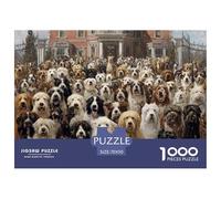 Chiens 1000 Pièces Puzzle Jeu Éduchatif Classique Jigsaw Puzzle Jeu De Défi Unique pour Adultes Et Enfants 70x50cm/1000pcs