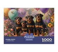 Chiens 1000 Pièces Puzzle Jeu Éduchatif Classique Jigsaw Puzzles Défi Couleur pour Cadeaux De Voyage, Présent 70x50cm/1000pcs