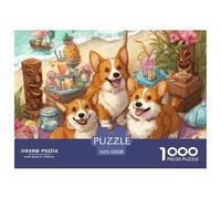 Chiens 1000 Pièces Puzzle Jeu Éduchatif Créatif Jigsaw Puzzle Belle Décoration Puzzle pour Adultes Et Enfants 52x38cm/1000pcs