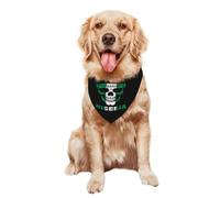 Chiens Bandana Foulards 30X70Cm Crâne Vintage, Drapeau Nigérian Triangle Élégantes De Chien Doux Et Confortable Bandana Chien Chats pour Animal De Compagnie Petite, Moyenne Et Grande Taille