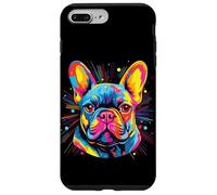 Chiens Bouledogue français colorés Aquarelle Coque pour iPhone 7 Plus/8 Plus