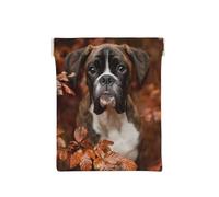 Chiens Boxer Automne, Sac de Rangement pour Femmes, Portefeuille supérieur à Presser, Petit Porte-Monnaie, Pochette de Changement