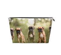 Chiens Boxer Chiots Animaux de Compagnie Chiens de Famille, Trousse de Toilette Trousse de Maquillage Sac à cosmétiques Trousse de Toilette de Voyage Portable