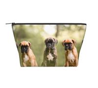 Chiens Boxer Chiots Animaux de Compagnie Chiens de Famille, Trousse de Toilette Trousse de Maquillage Sac à cosmétiques Trousse de Toilette de Voyage Portable