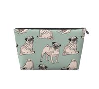 Chiens Carlin Assis, Trousse de Toilette Trousse de Maquillage Sac à cosmétiques Trousse de Toilette de Voyage Portable