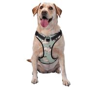Chiens carlins Assis,Harnais pour Animaux de Compagnie, Harnais réfléchissant réglable pour Chien,L