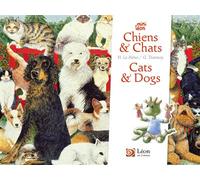 Chiens & Chats / Cats & Dogs Edition Bilingue français-anglais - Hélène Le Héno - Leon Arts & Stories - broché - Album jeunesse