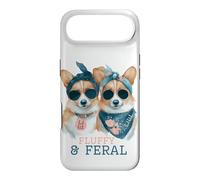 Chiens Corgi Moelleux et Sauvages Humour Mignon Bad Bitch Coque pour iPhone Air