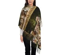 Chiens de berger australiens Chiens australiens bruns, Écharpe Femme Grand Doux Au Toucher Cachemire Châles Wraps Étole Légère 192x75 cm