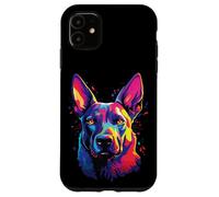 Chiens de Berger Belges colorés à l'aquarelle Coque pour iPhone 11