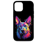 Chiens de Berger Belges colorés à l'aquarelle Coque pour iPhone 12/12 Pro
