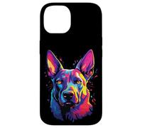 Chiens de Berger Belges colorés à l'aquarelle Coque pour iPhone 14