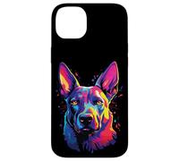 Chiens de Berger Belges colorés à l'aquarelle Coque pour iPhone 14 Plus