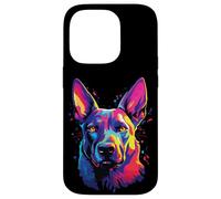 Chiens de Berger Belges colorés à l'aquarelle Coque pour iPhone 14 Pro