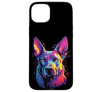 Chiens de Berger Belges colorés à l'aquarelle Coque pour iPhone 15 Plus