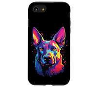 Chiens de Berger Belges colorés à l'aquarelle Coque pour iPhone SE (2020) / 7/8