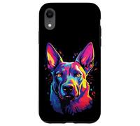 Chiens de Berger Belges colorés à l'aquarelle Coque pour iPhone XR