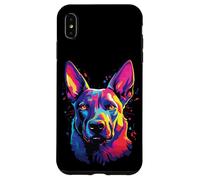 Chiens de Berger Belges colorés à l'aquarelle Coque pour iPhone XS Max