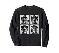 Chiens de cow-boy mignons et drôles de grands danois, animaux occidentaux cool Sweatshirt
