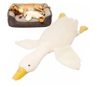 Chiens de KieregEug, morsure doucement remplie - à l'épreuve | Joueur de chien fait des trucs en peluche de canard blanc - petites races de grandes grandes chiens de taille moyenne pour le balcon de s