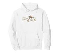 Chiens de Laboratoire Cowboy Graphic Retriever de l'Ouest du Labrador Sweat à Capuche