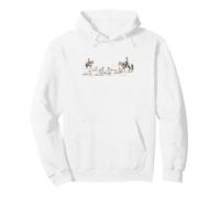 Chiens de Laboratoire Western illustrés Cowboy Labrador Retriever Sweat à Capuche