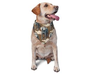 Chiens De Weimar Bavoir Bandana Triangulaire pour Animal Polyester Bandanas Chien Chats Ajustable Serviettes Triangle pour Animaux for Chiens De Petite, Moyenne Et Grande Taille
