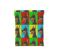 Chiens Doberman Pinscher, Sac de Rangement pour Femmes, Portefeuille supérieur à Presser, Petit Porte-Monnaie, Pochette de Changement